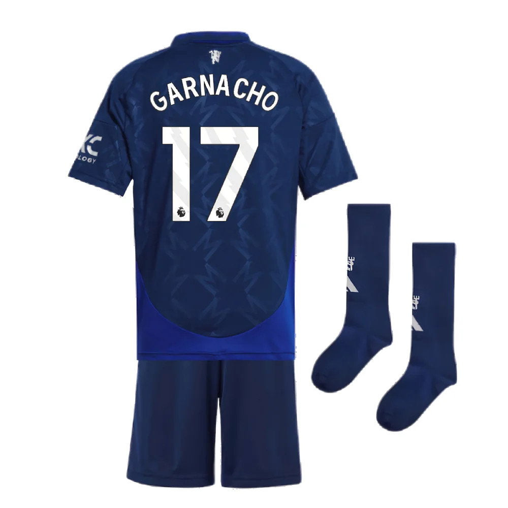 2024-2025 Man Utd Away Mini Kit (Garnacho 17)_2