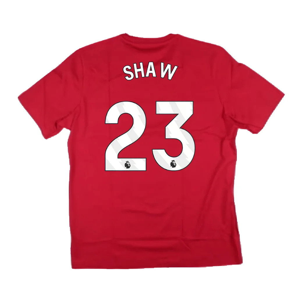 2024-2025 Man Utd DNA Graphic Tee (Red) (Shaw 23)_2