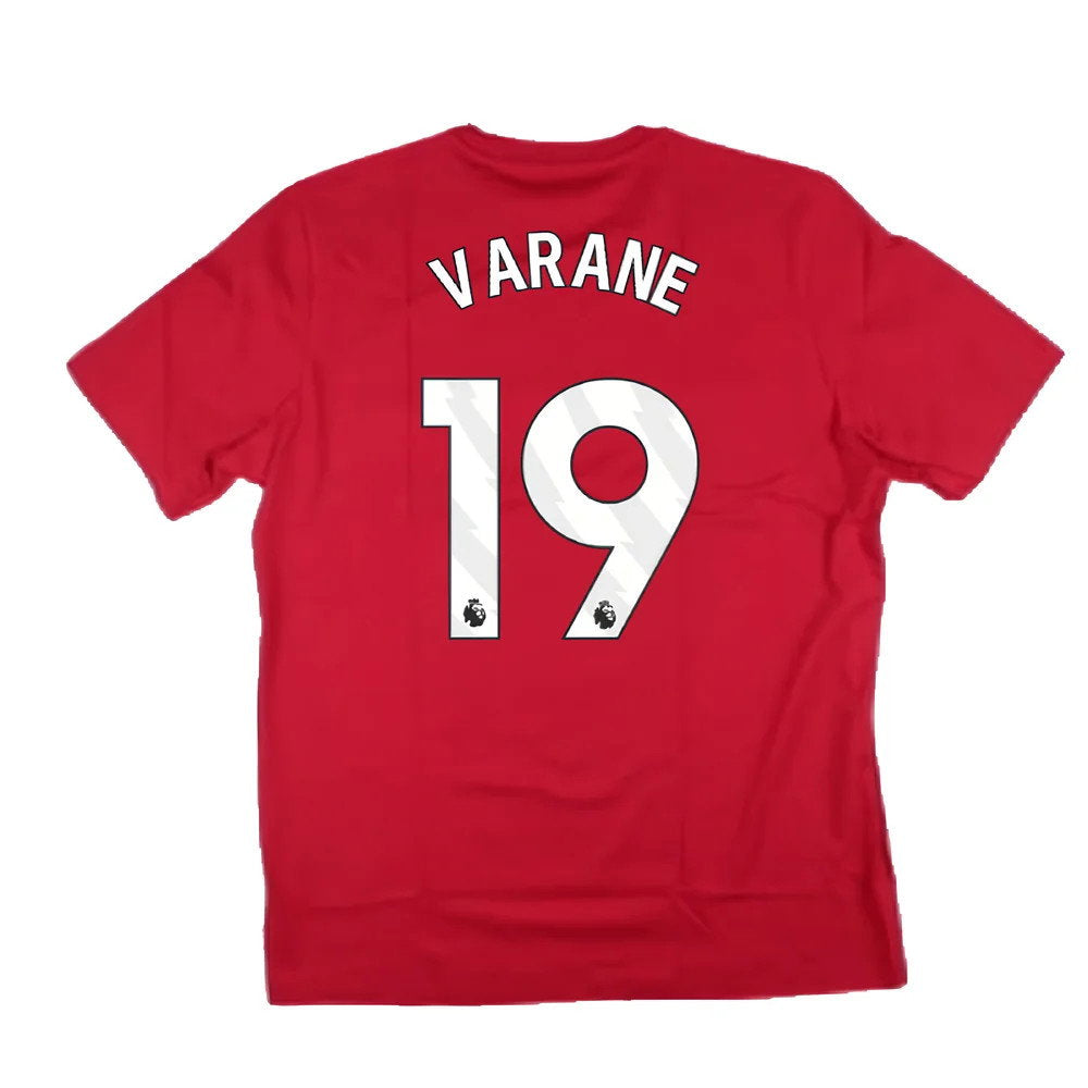 2024-2025 Man Utd DNA Graphic Tee (Red) (Varane 19)_2