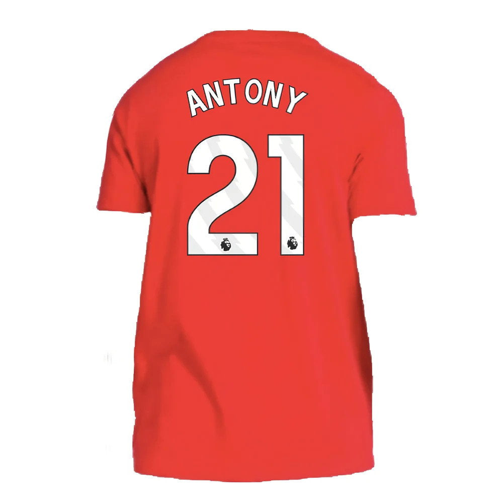 2024-2025 Man Utd DNA Tee (Red) (Antony 21)_2