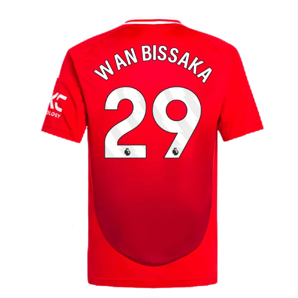 2024-2025 Man Utd Home Shirt (Kids) (Wan Bissaka 29)_2