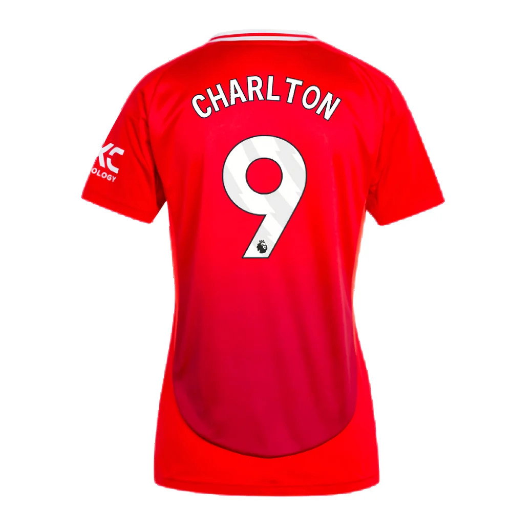 2024-2025 Man Utd Home Shirt (Womens) (Charlton 9)_2