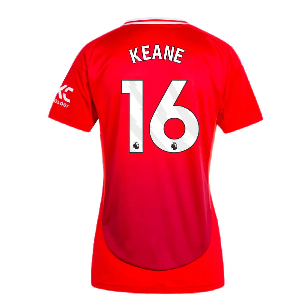 2024-2025 Man Utd Home Shirt (Womens) (Keane 16)_2