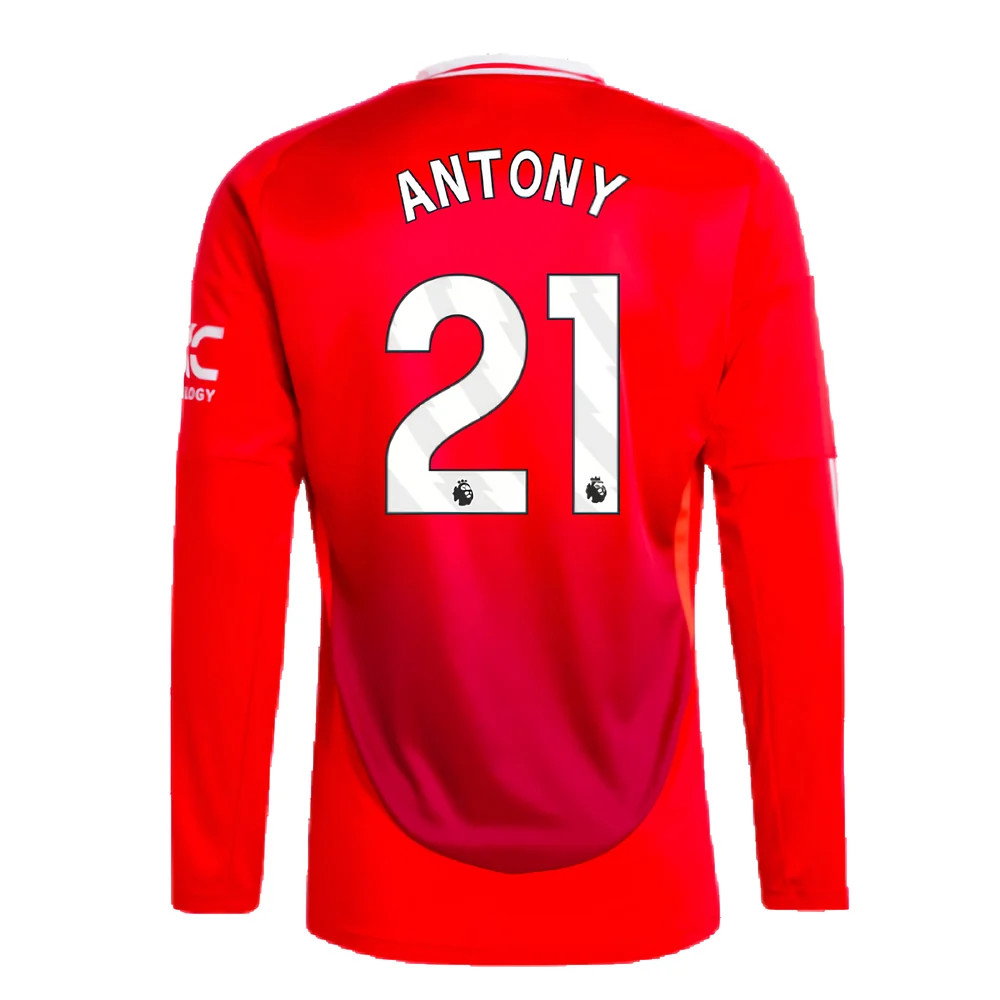 2024-2025 Man Utd Long Sleeve Home Shirt (Antony 21)_2