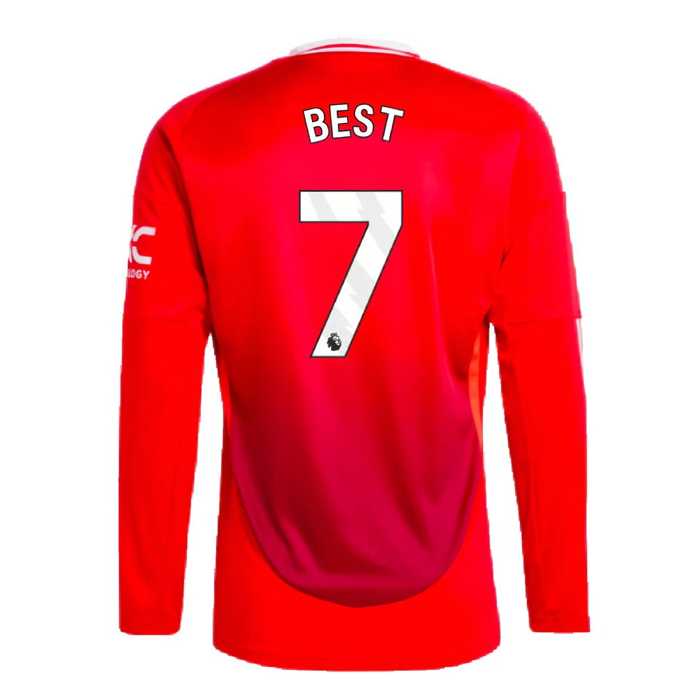 2024-2025 Man Utd Long Sleeve Home Shirt (Best 7)_2