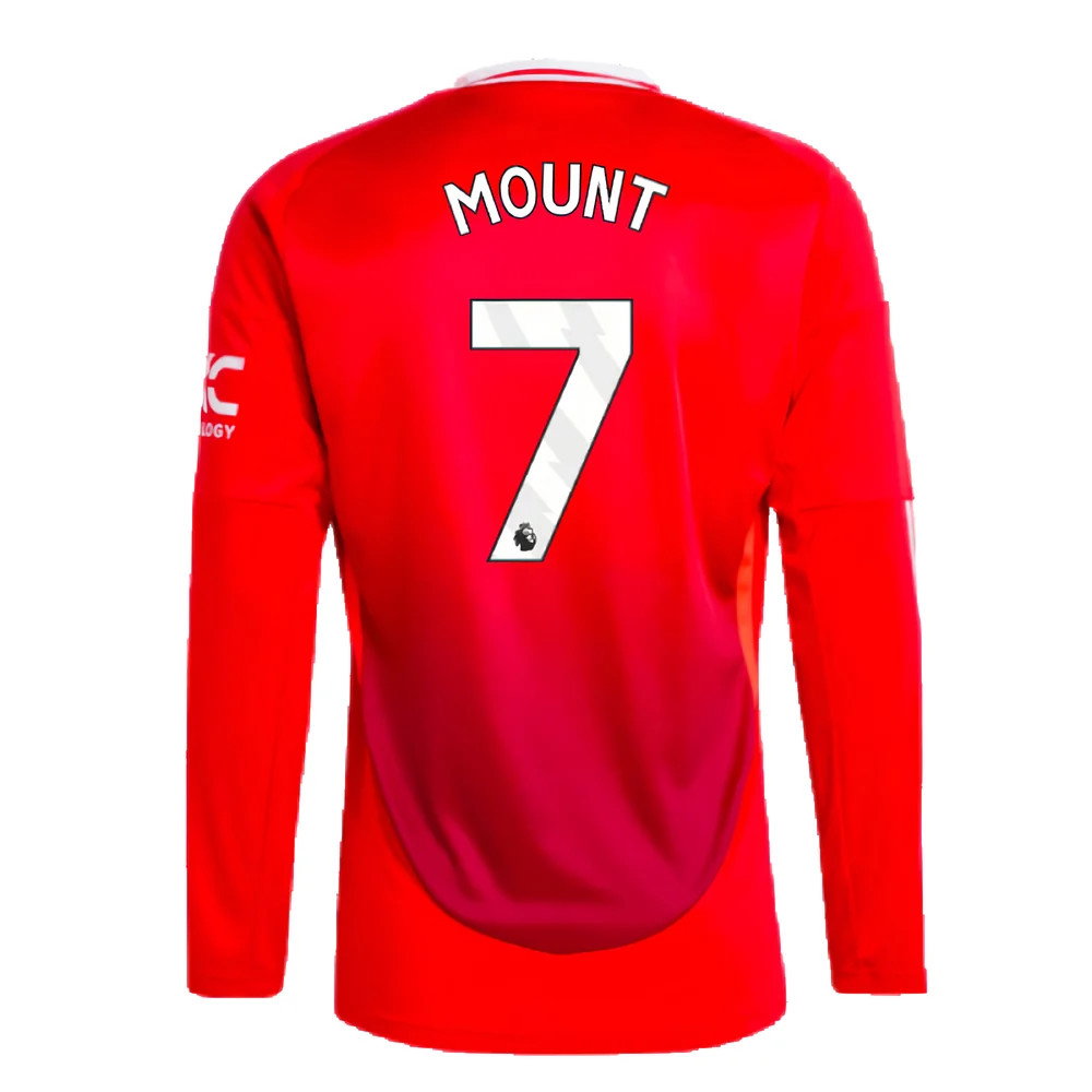 2024-2025 Man Utd Long Sleeve Home Shirt (Mount 7)_2