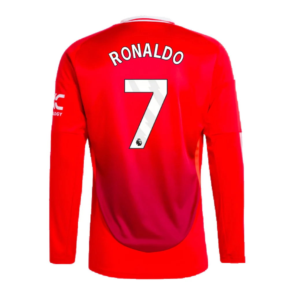 2024-2025 Man Utd Long Sleeve Home Shirt (Ronaldo 7)_2