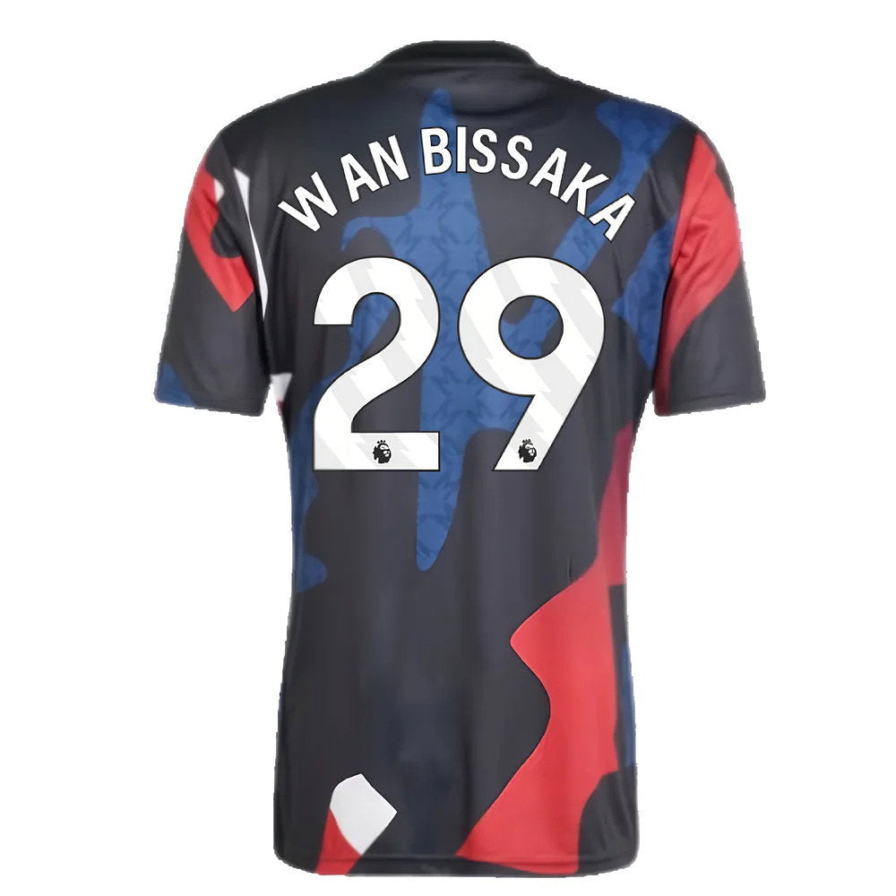 2024-2025 Man Utd Pre-Match Jersey (Black) (Wan Bissaka 29)_2