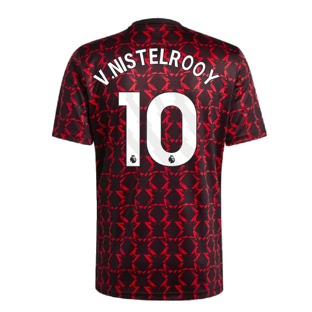 2024-2025 Man Utd Pre-Match Shirt (Black) (V.Nistelrooy 10)_2