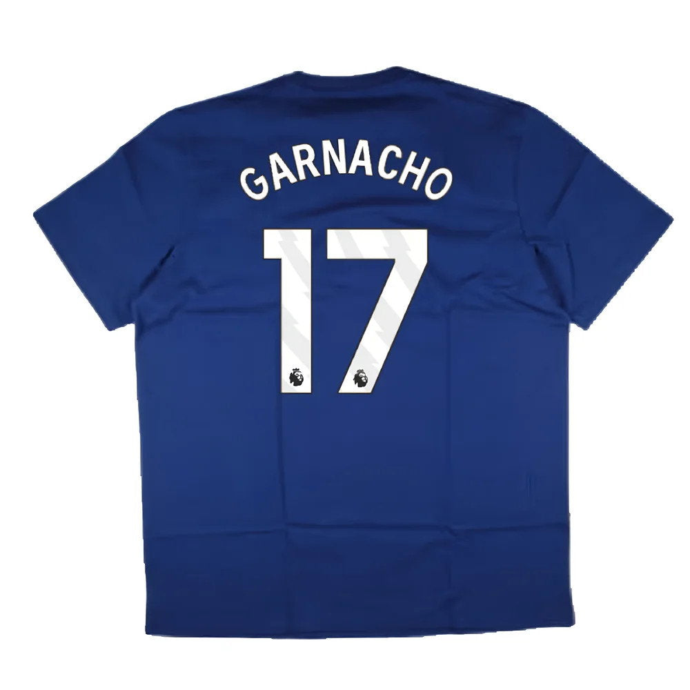 2024-2025 Man Utd Seasonal Tee (Victory Blue) (Garnacho 17)_2