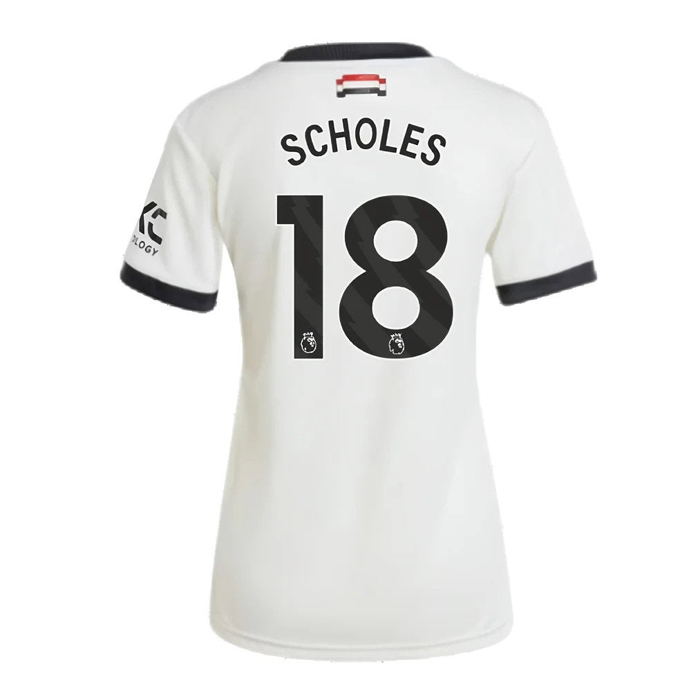 2024-2025 Man Utd Third Shirt (Womens) (Scholes 18)_2