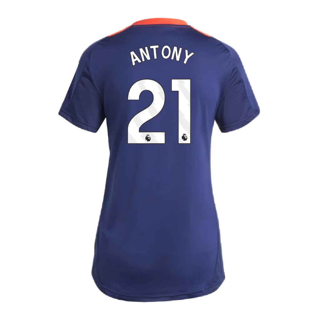 2024-2025 Man Utd Training Jersey (Night Indigo) - Womens (Antony 21)_2