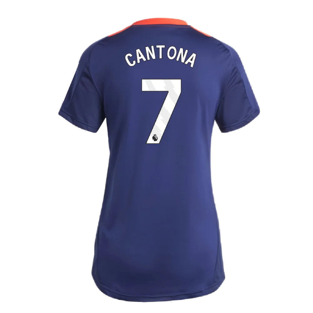 2024-2025 Man Utd Training Jersey (Night Indigo) - Womens (Cantona 7)_2