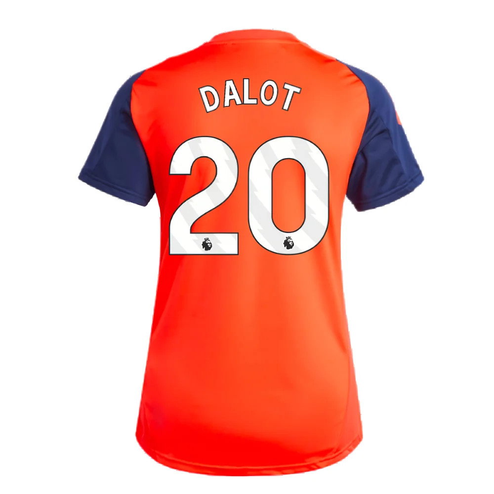 2024-2025 Man Utd Training Jersey (Red) - Womens (Dalot 20)_2