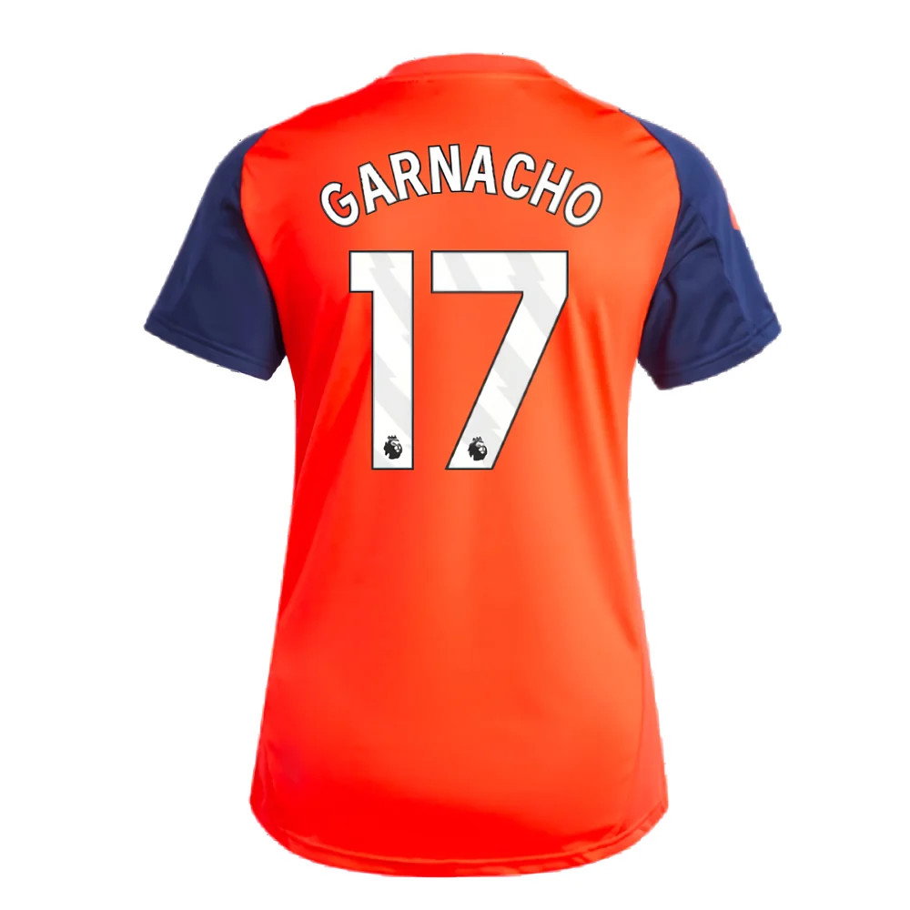 2024-2025 Man Utd Training Jersey (Red) - Womens (Garnacho 17)_2
