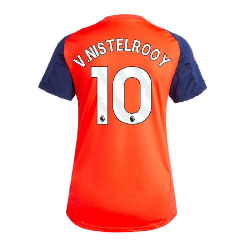 2024-2025 Man Utd Training Jersey (Red) - Womens (V.Nistelrooy 10)_2