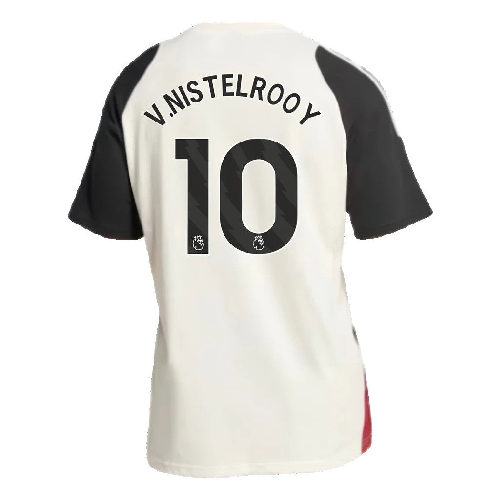 2024-2025 Man Utd Training Tee (Off White) (V.Nistelrooy 10)_2