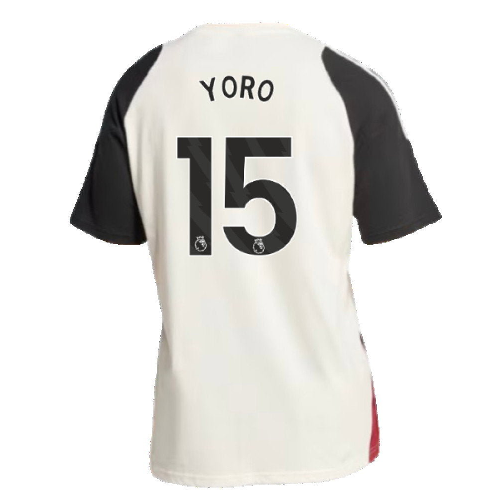 2024-2025 Man Utd Training Tee (Off White) (Yoro 15)_2