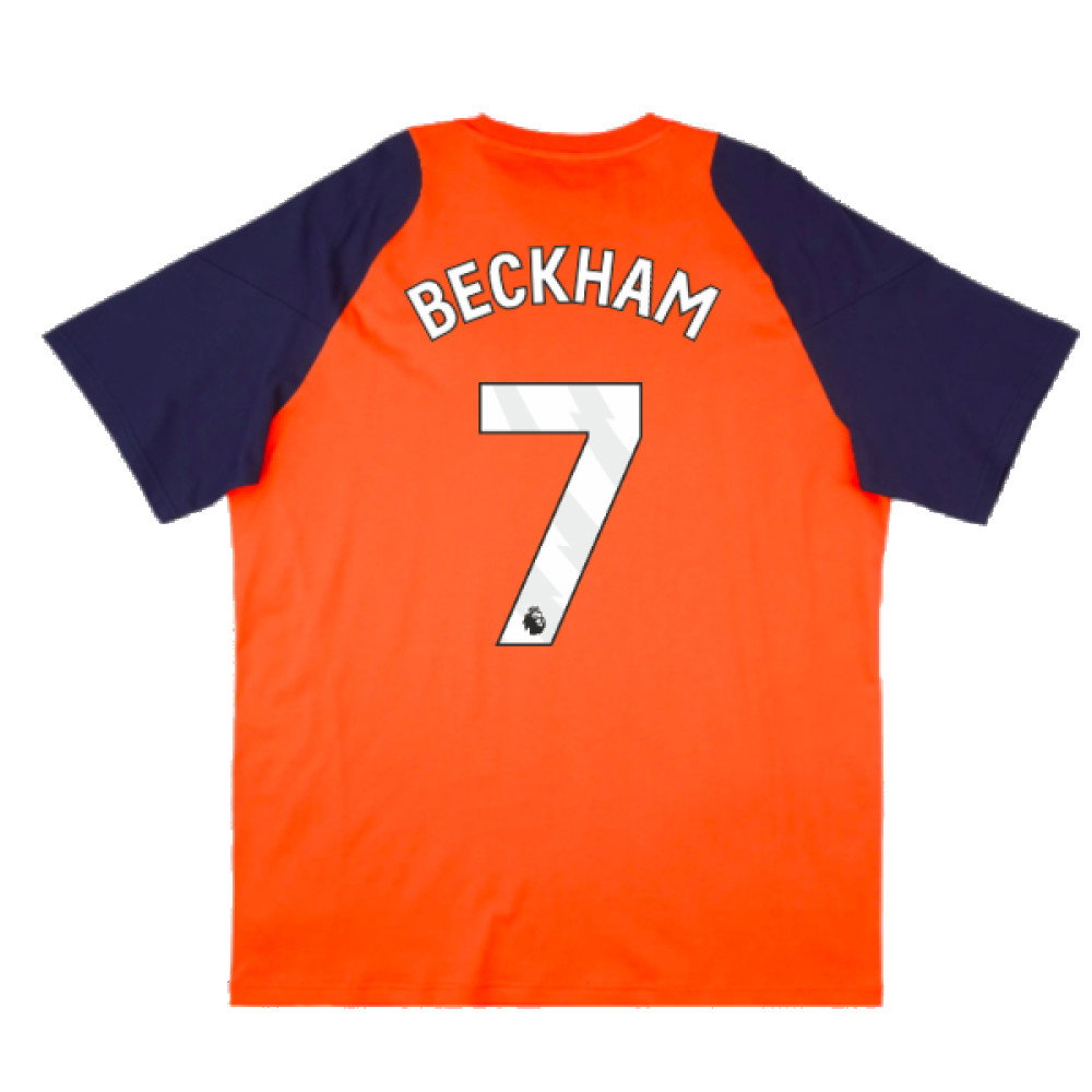 2024-2025 Man Utd Training Tee (Red) (Beckham 7)_2