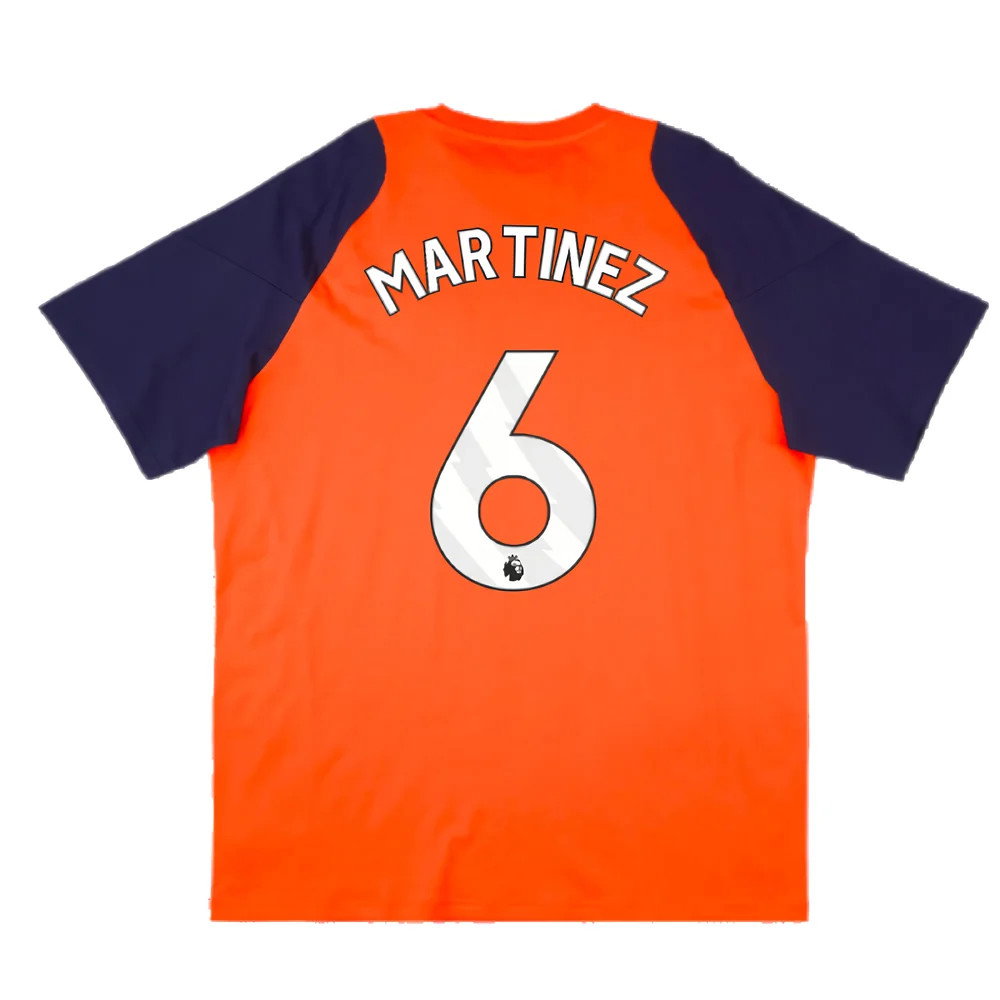 2024-2025 Man Utd Training Tee (Red) (Martinez 6)_2
