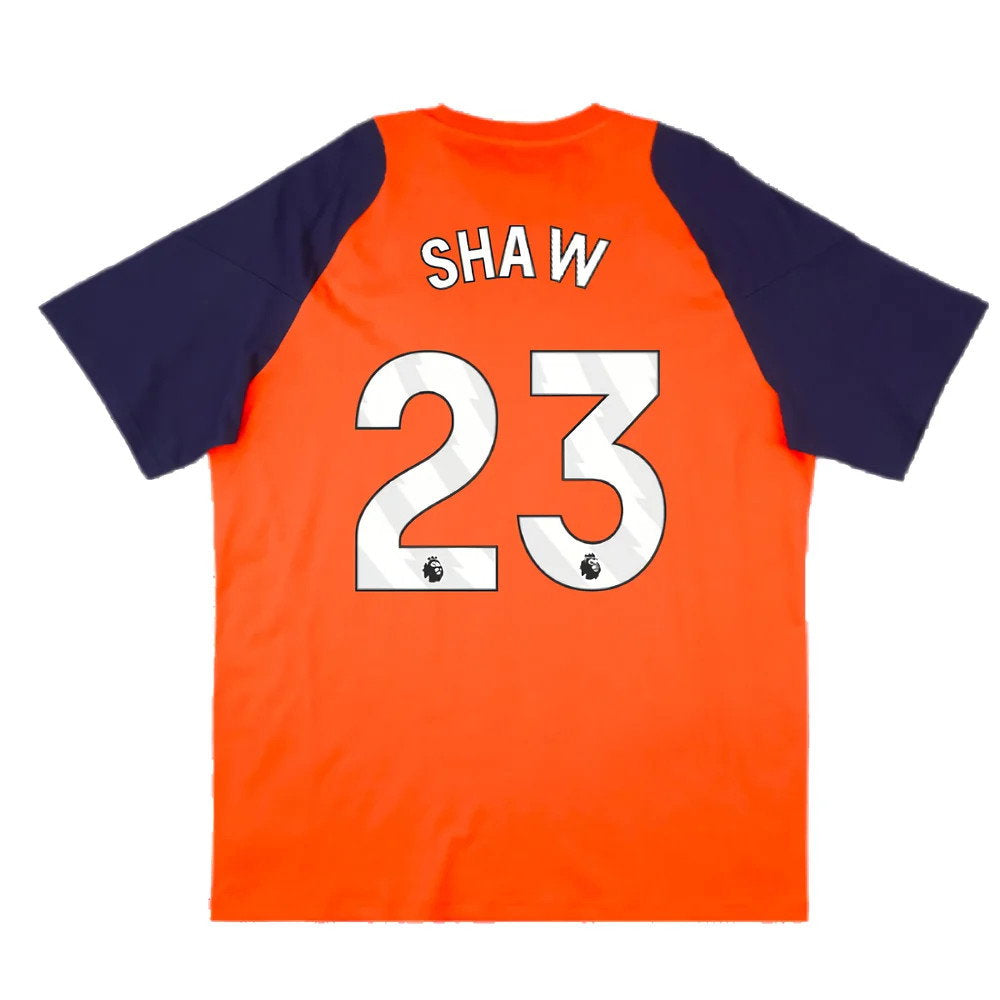 2024-2025 Man Utd Training Tee (Red) (Shaw 23)_2