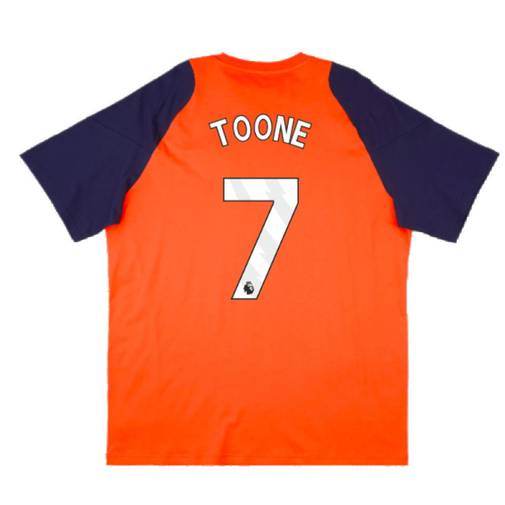 2024-2025 Man Utd Training Tee (Red) (Toone 7)_2
