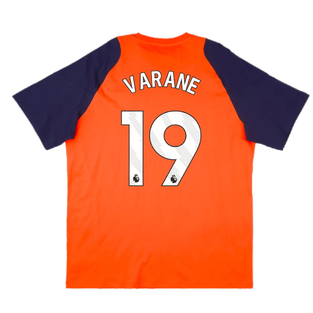 2024-2025 Man Utd Training Tee (Red) (Varane 19)_2