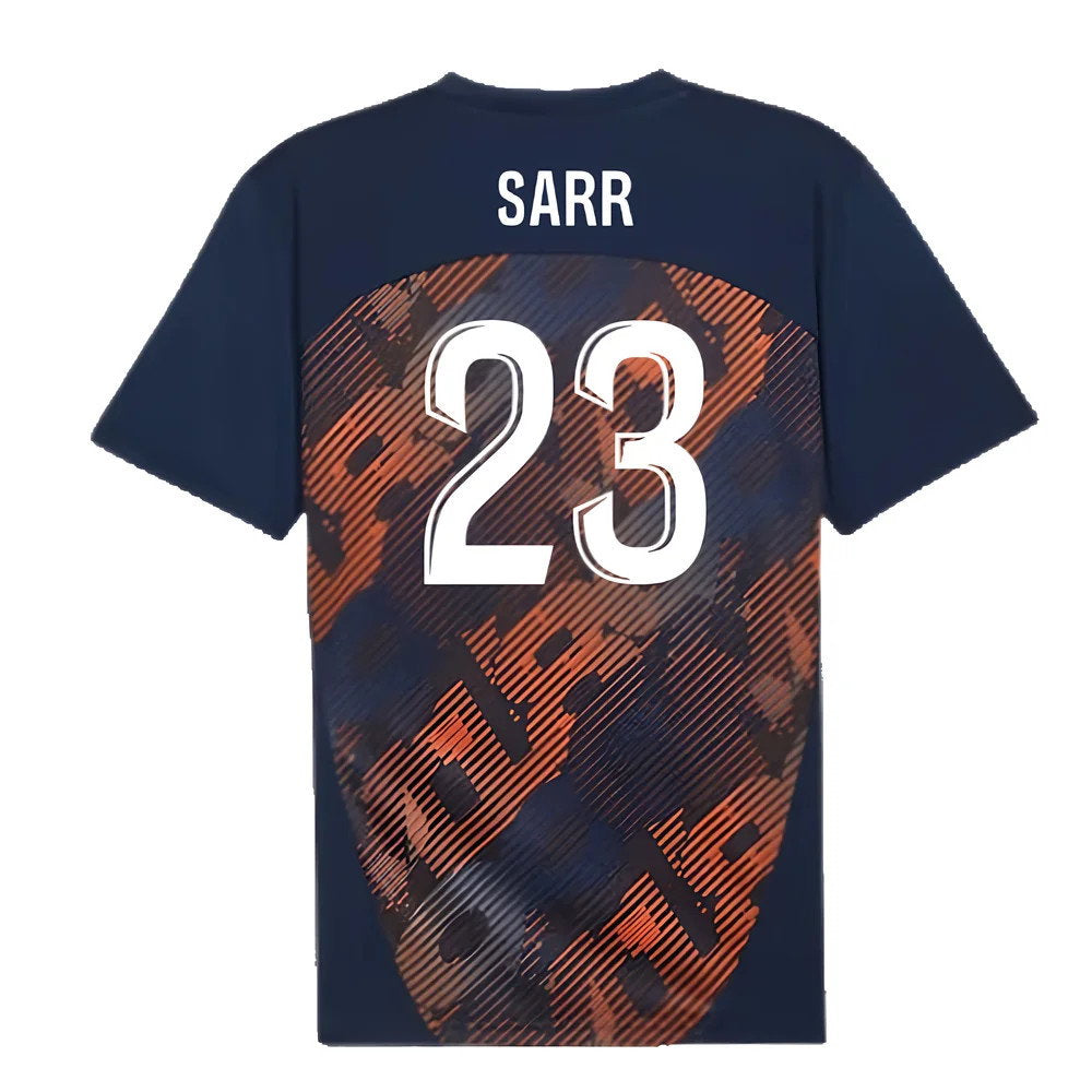 2024-2025 Marseille Pre-Match Shirt (Club Navy) (Sarr 23)_2