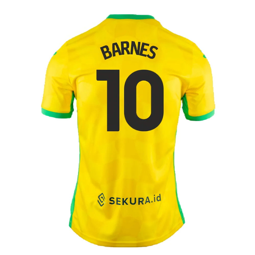 2024-2025 Norwich Home Shirt (Barnes 10)_2