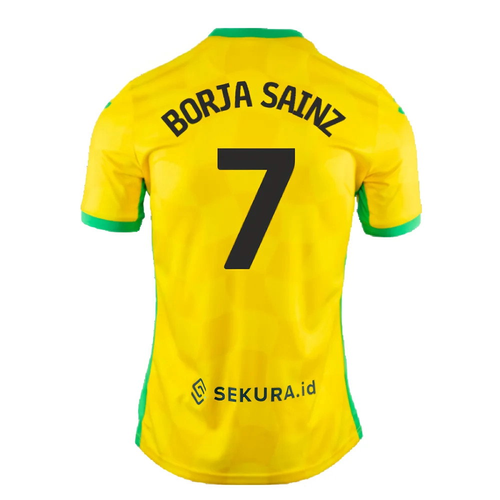 2024-2025 Norwich Home Shirt (Borja Sainz 7)_2