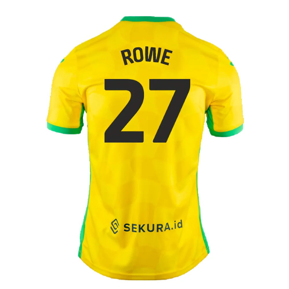 2024-2025 Norwich Home Shirt (Rowe 27)_2