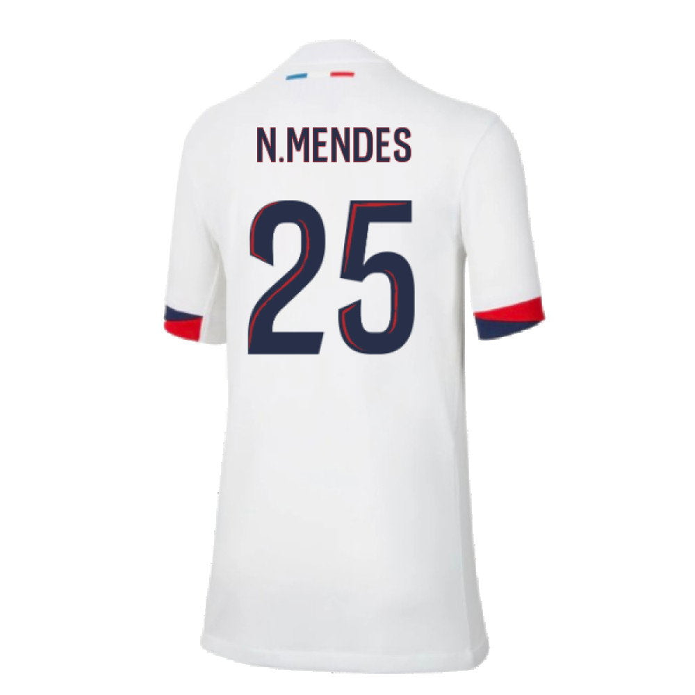 2024-2025 PSG Away Shirt (Kids) (N.Mendes 25)_2