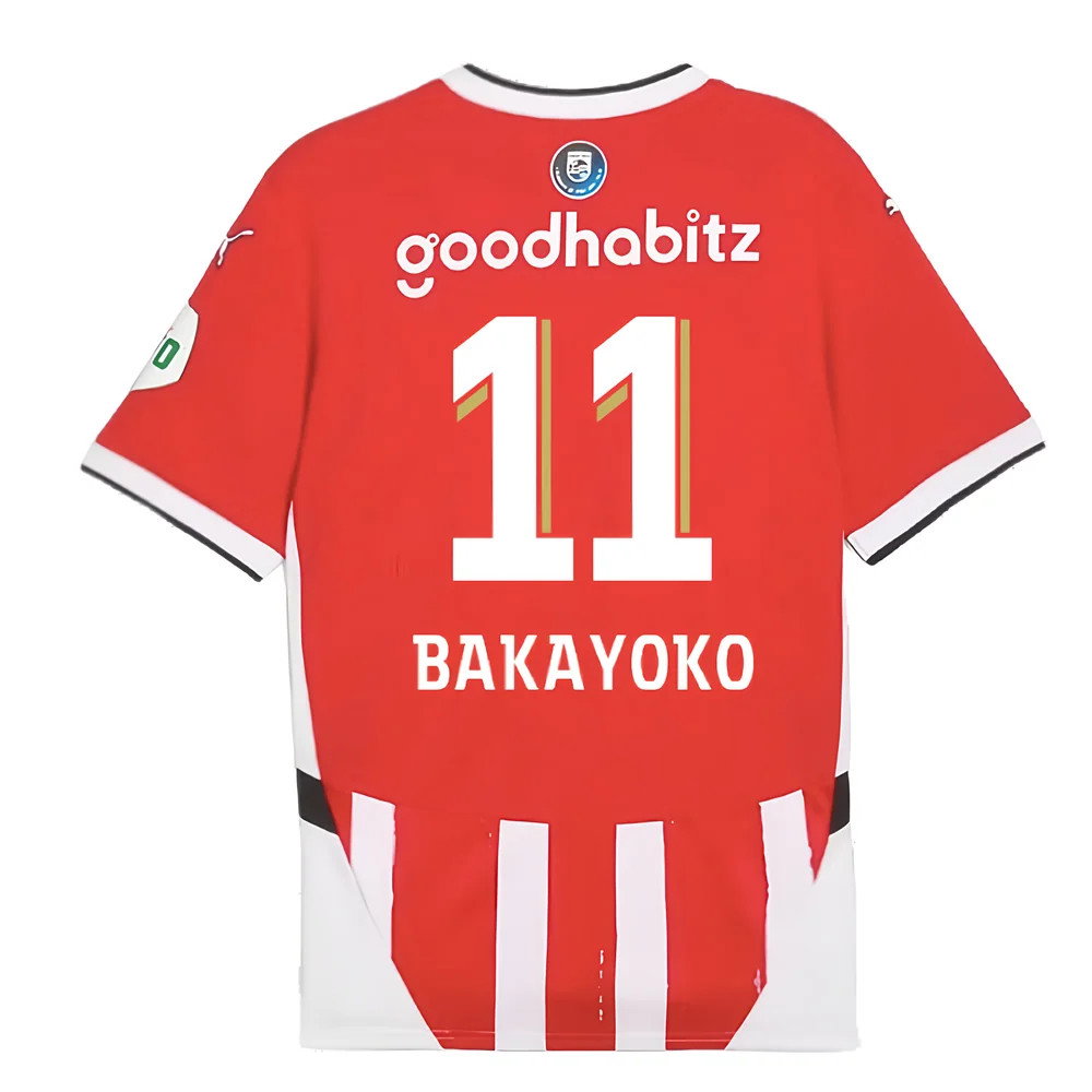 2024-2025 PSV Eindhoven Home Shirt (Bakayoko 11)_2