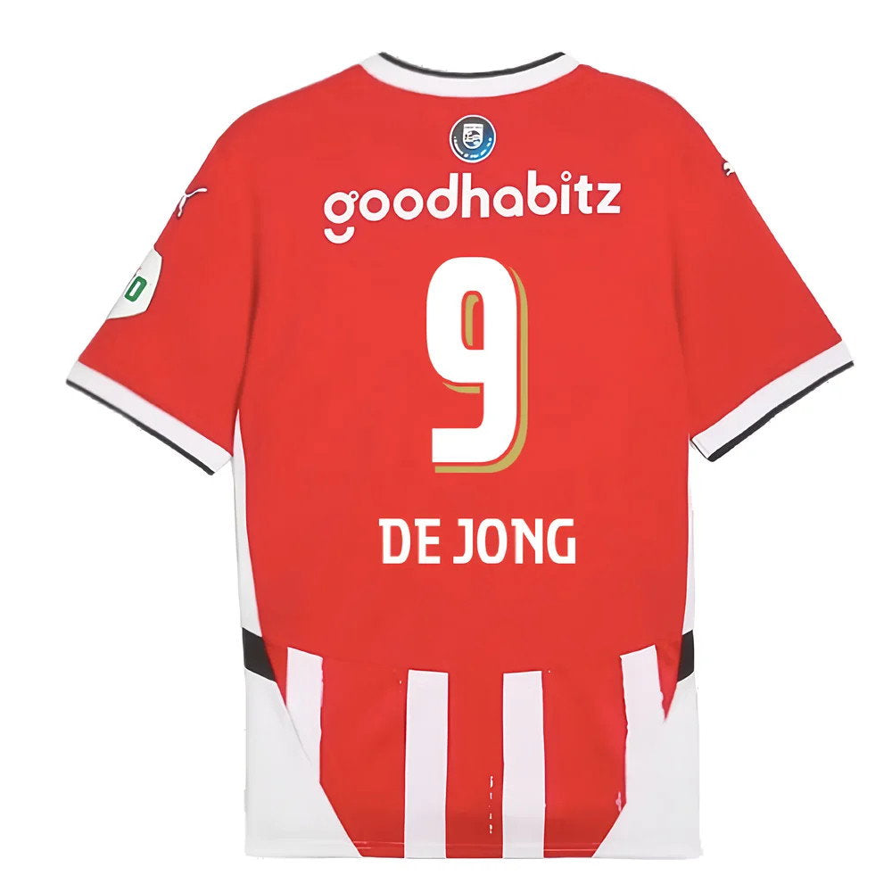 2024-2025 PSV Eindhoven Home Shirt (De Jong 9)_2
