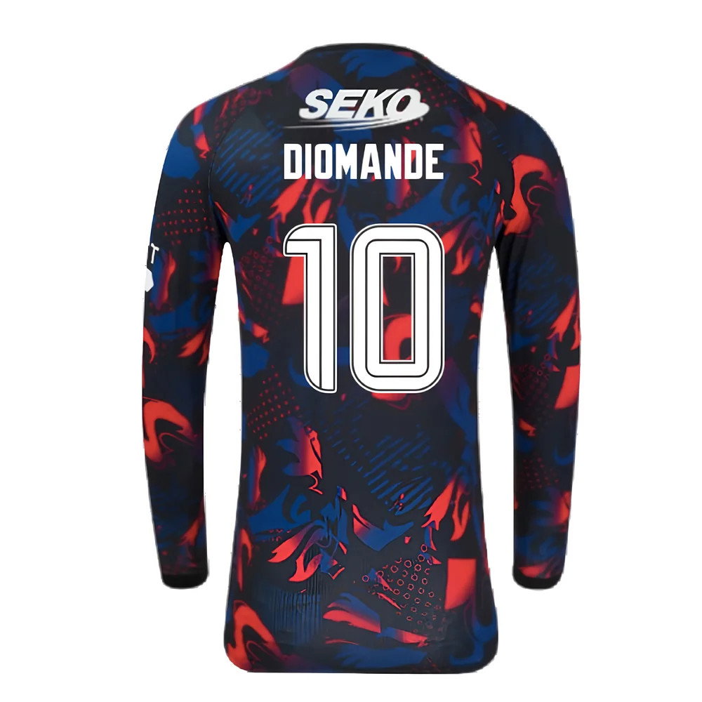 2024-2025 Rangers Long Sleeve Third Shirt (Diomande 10)_2