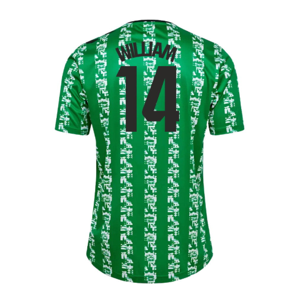 2024-2025 Real Betis Pre Game Jersey (Green) (WIlliam 14)_0