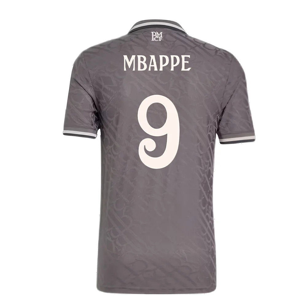 2024-2025 Real Madrid Authentic Third Shirt (Mbappe 9)_2