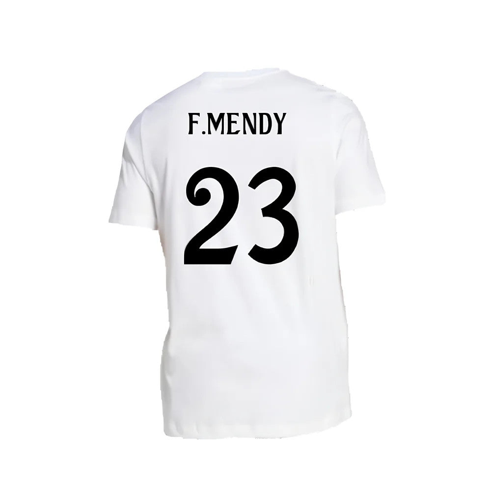 2024-2025 Real Madrid DNA Graphic Tee (White) (F.Mendy 23)_2
