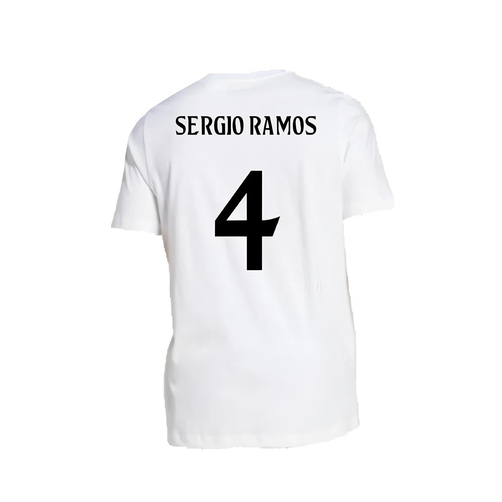 2024-2025 Real Madrid DNA Graphic Tee (White) (Sergio Ramos 4)_2