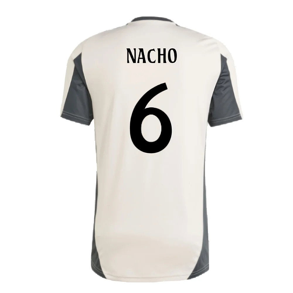 2024-2025 Real Madrid EU Training Jersey (Putty Mauve) (Nacho 6)_2