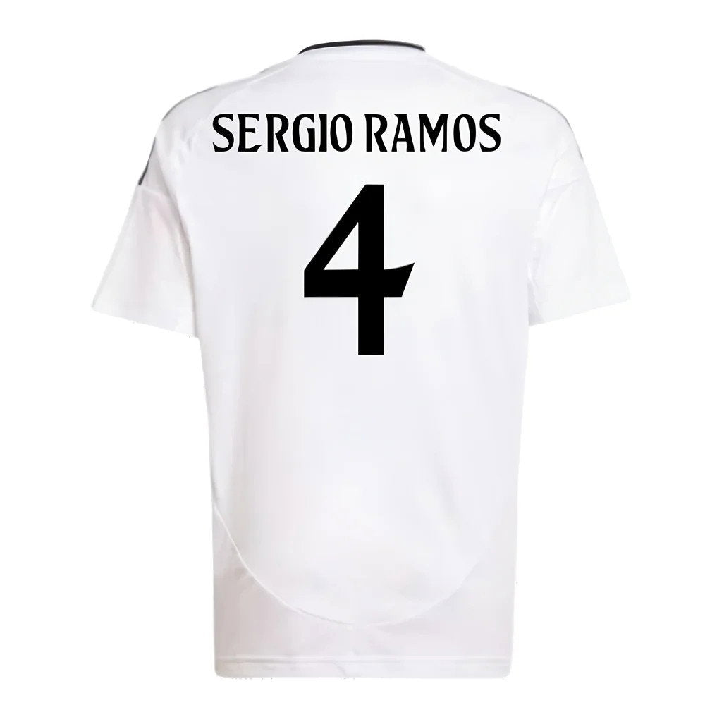 2024-2025 Real Madrid Home Shirt (Kids) (Sergio Ramos 4)_2