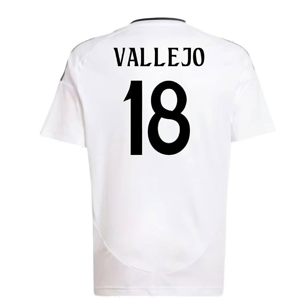 2024-2025 Real Madrid Home Shirt (Kids) (Vallejo 18)_2