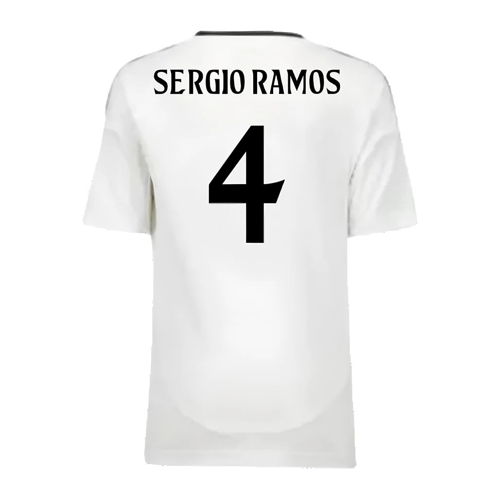 2024-2025 Real Madrid Home Youth Kit (Sergio Ramos 4)_2