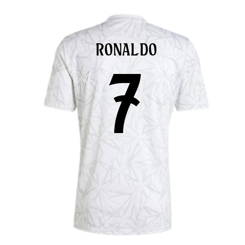 2024-2025 Real Madrid Pre-Match Shirt (White) (Ronaldo 7)_2