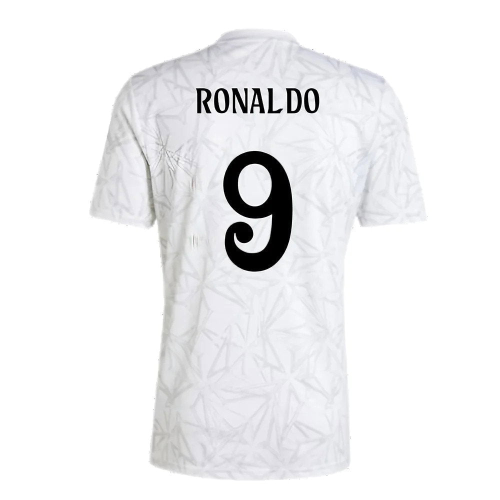 2024-2025 Real Madrid Pre-Match Shirt (White) (Ronaldo 9)_2