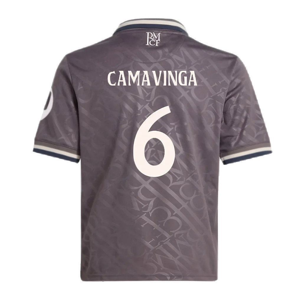 2024-2025 Real Madrid Third Youth Kit (Camavinga 6)_2