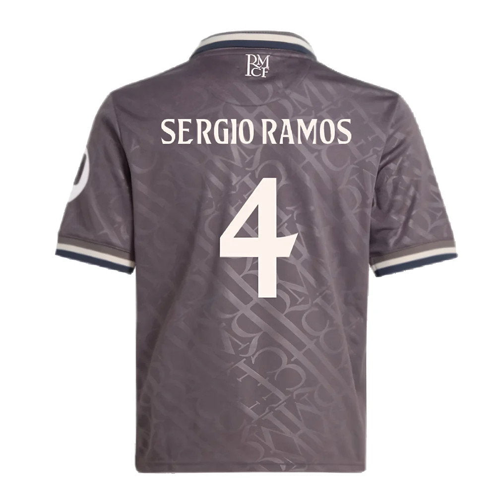 2024-2025 Real Madrid Third Youth Kit (Sergio Ramos 4)_2