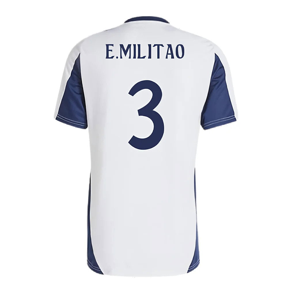 2024-2025 Real Madrid Training Shirt (White) (E.Militao 3)_2