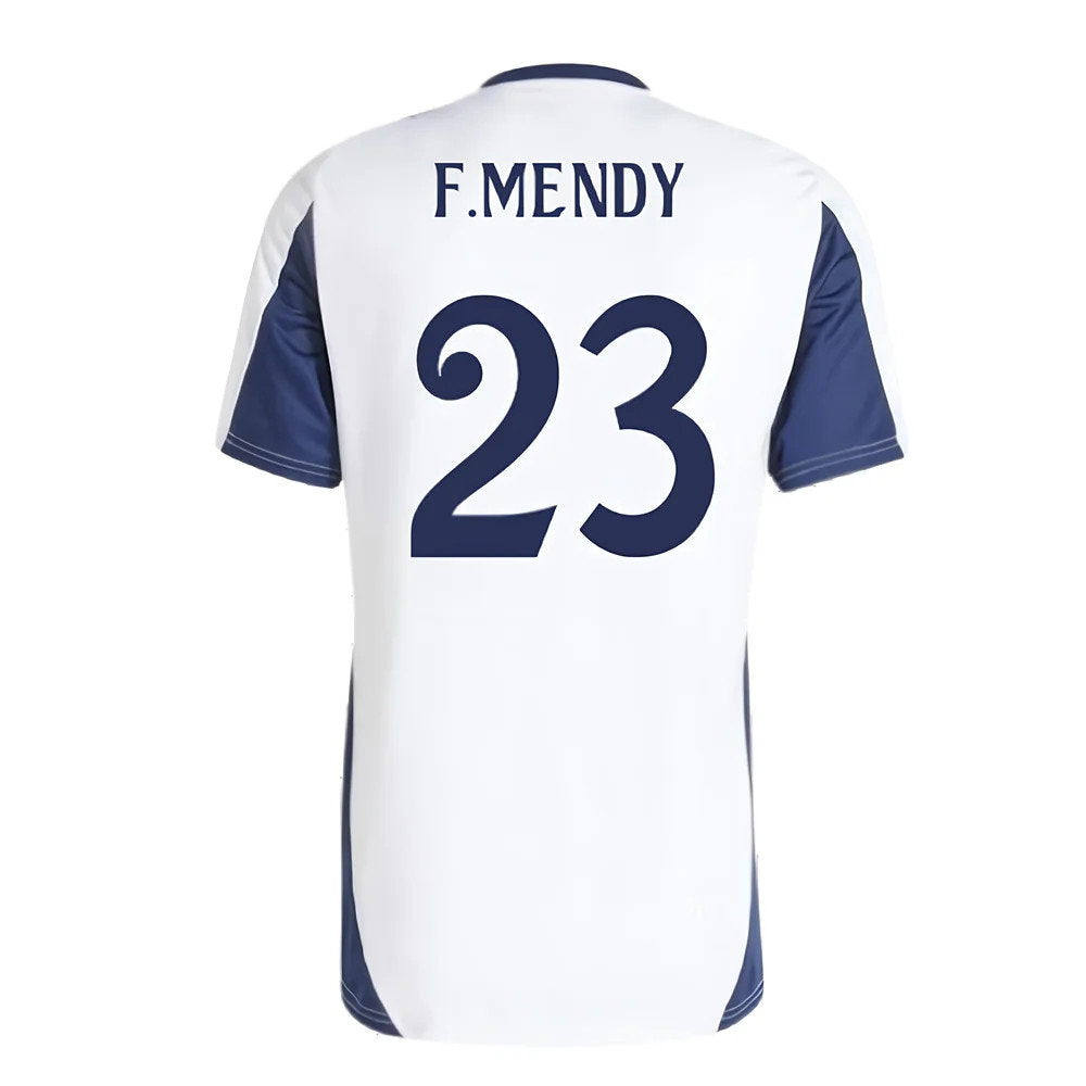 2024-2025 Real Madrid Training Tee (White) (F.Mendy 23)_2