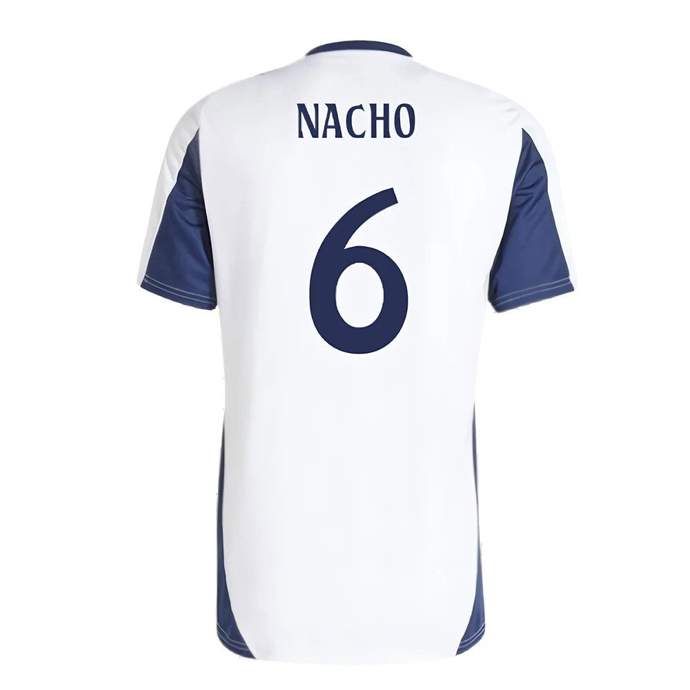 2024-2025 Real Madrid Training Tee (White) (Nacho 6)_2